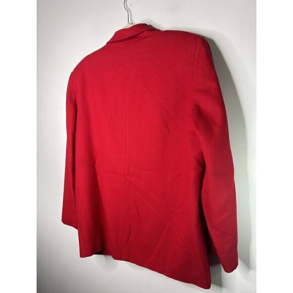Vintage Pendleton Knockabouts Blazer Jacket Womens Red 100% Virgin Wool - Picture 10 of 10
